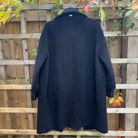 Herno Convertible Wool Pea Coat – Black, Size 44 - Picture 7 of 8